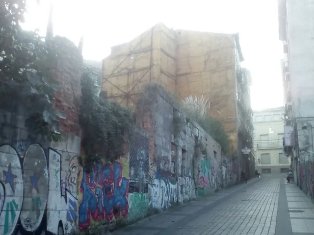 Calle San Pedro en el Cabildo de Arriba, fotografiada en 2016