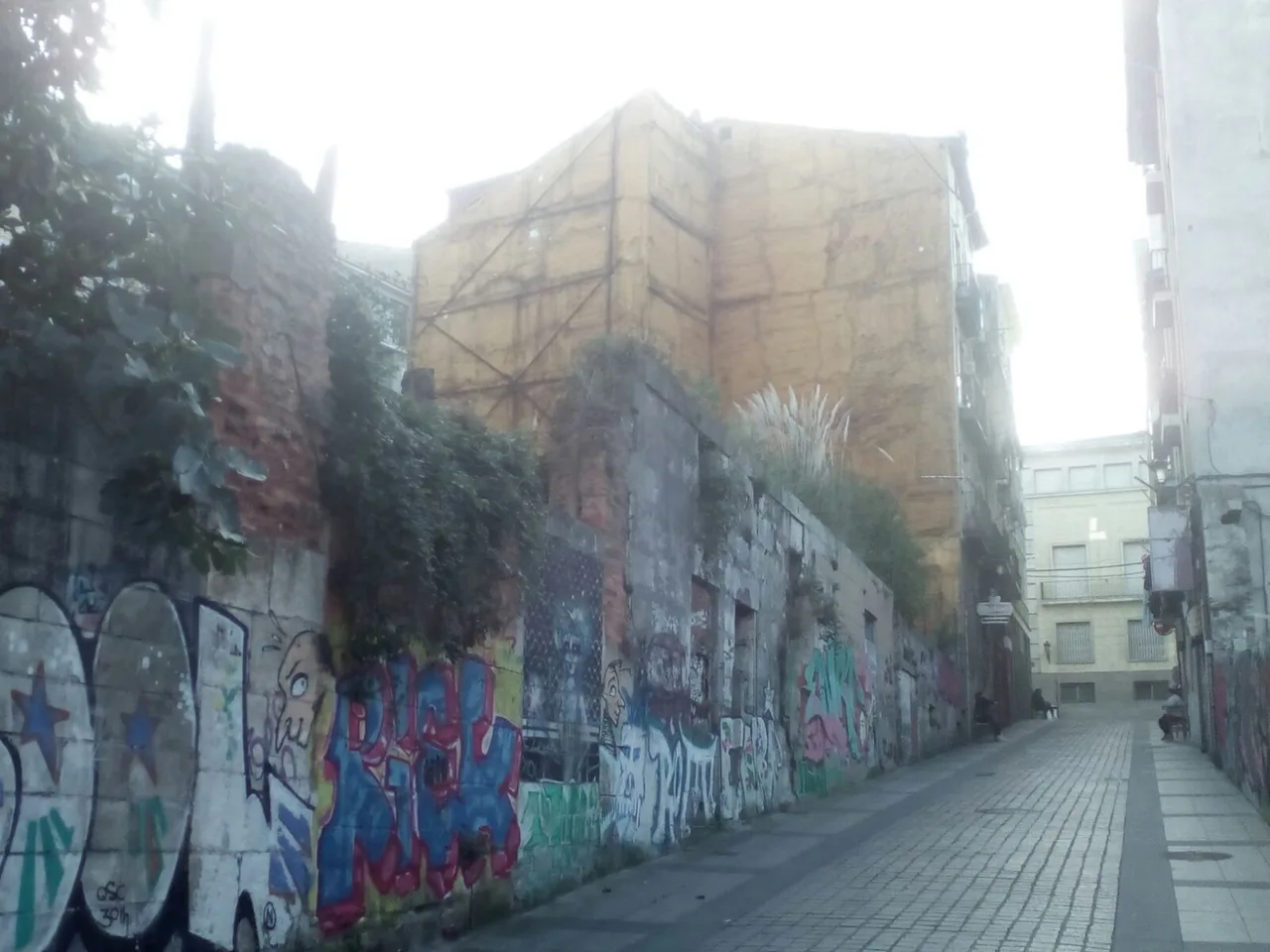 Calle San Pedro en el Cabildo de Arriba, fotografiada en 2016