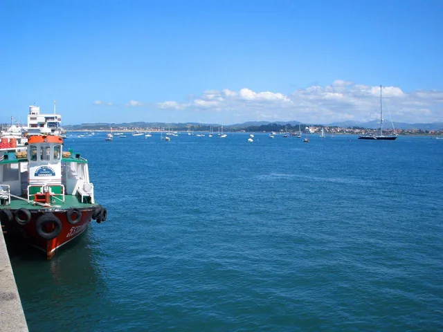 Vista contemporánea de la bahía de Santander