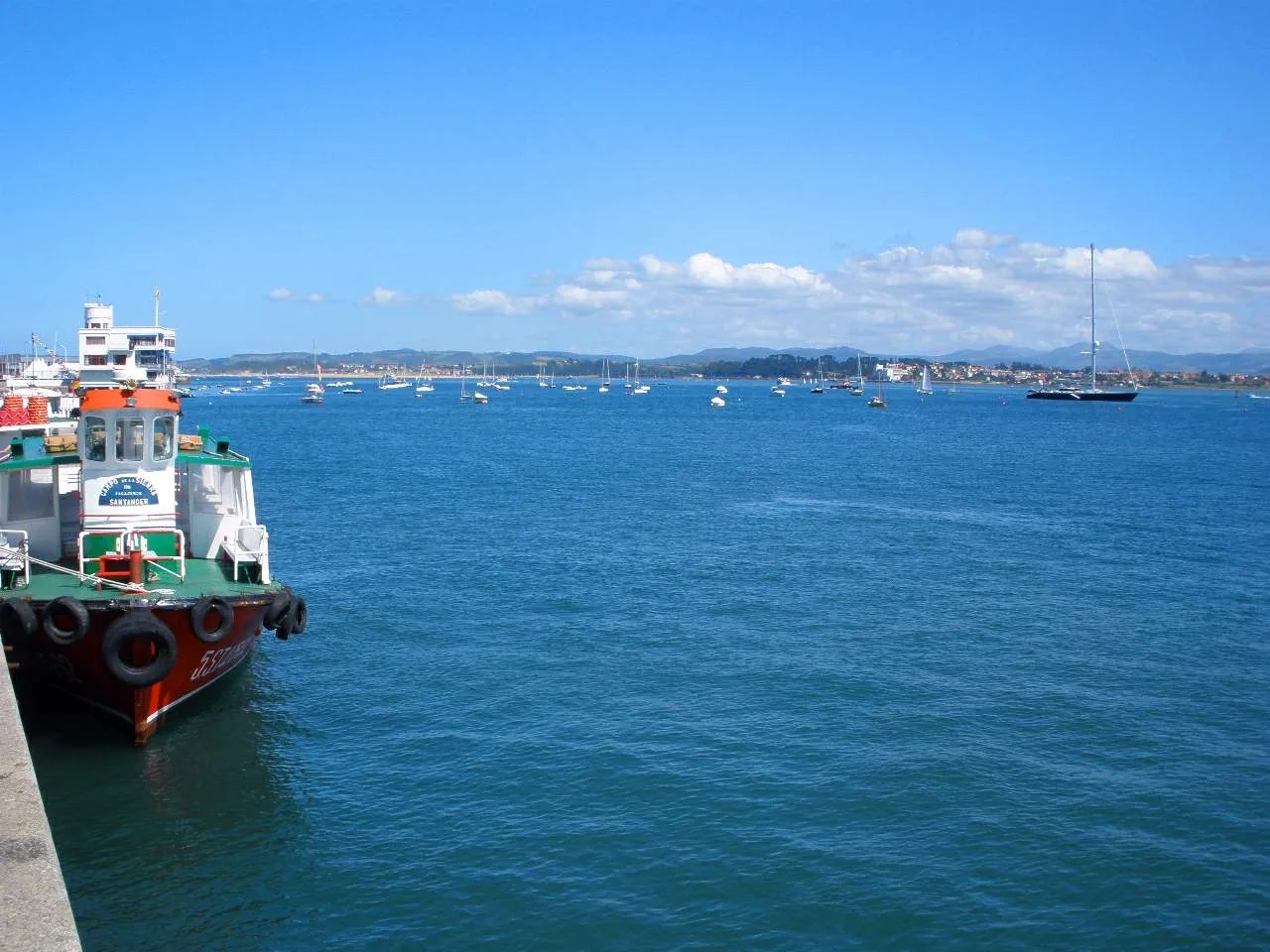 Vista contemporánea de la bahía de Santander